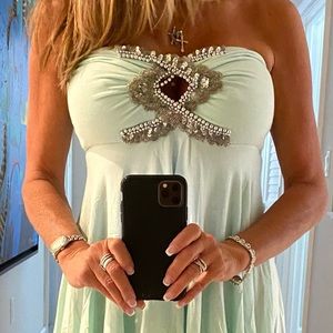 Sky Top strapless XS Mint Green GORGEOUS 💚💚💚💚